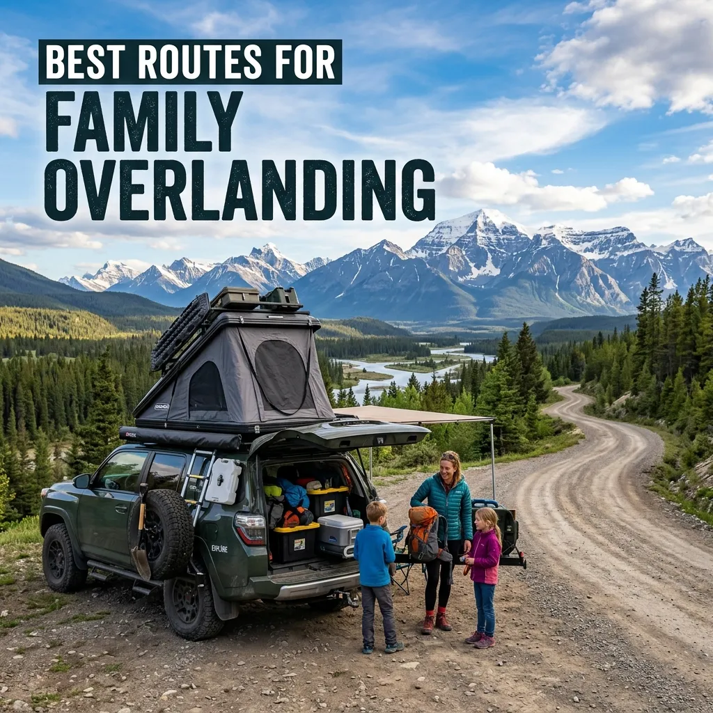 Family overlanding road routes