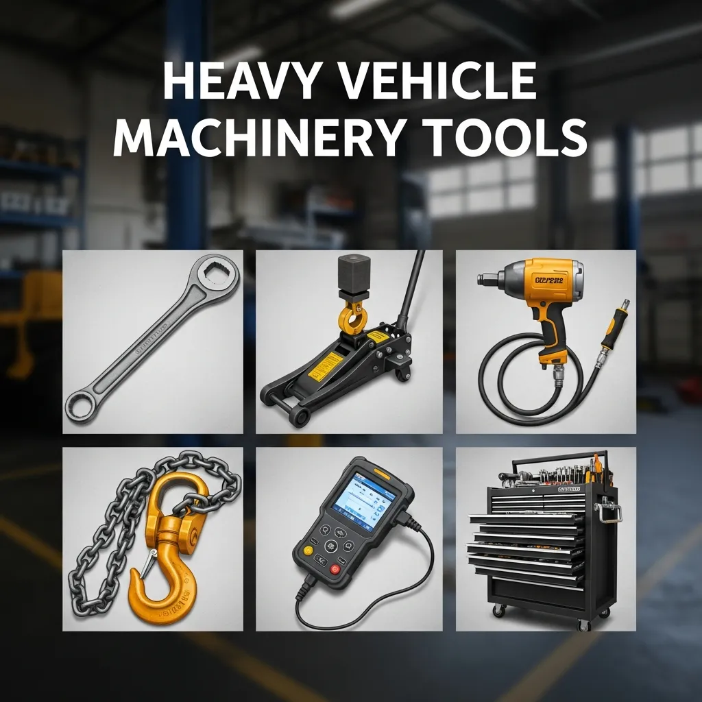 Heavy vehicle machinery tools