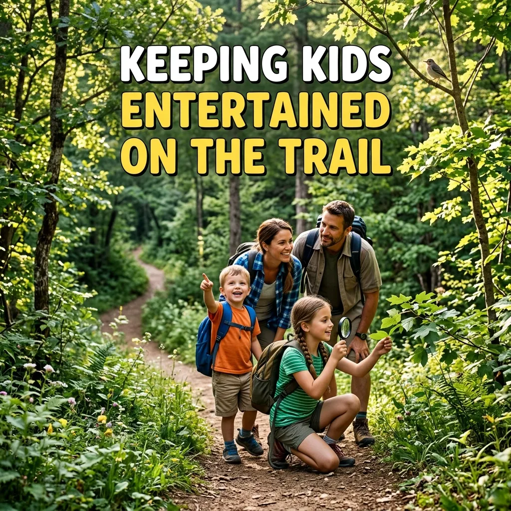 Kids hiking trail activities