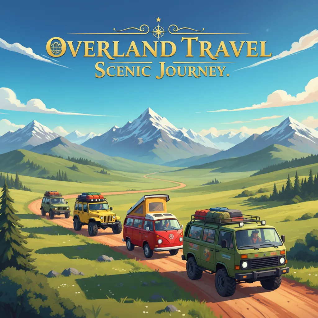 Overland travel scenic journey