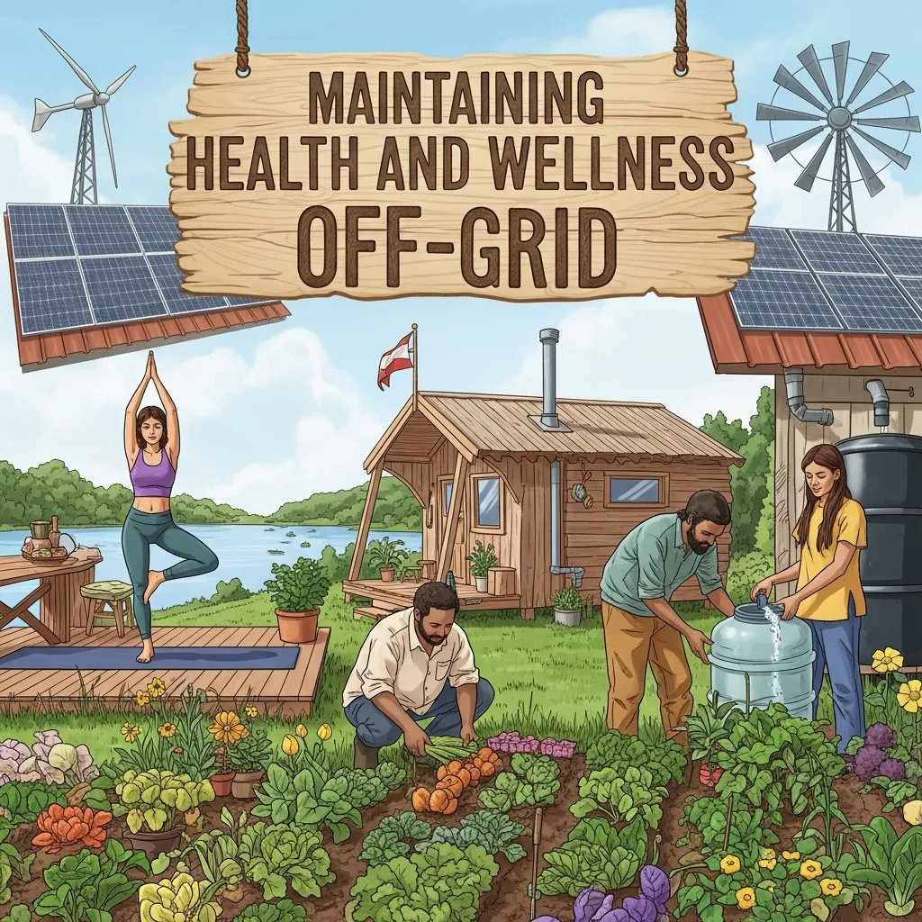 Sustainable off-grid living health