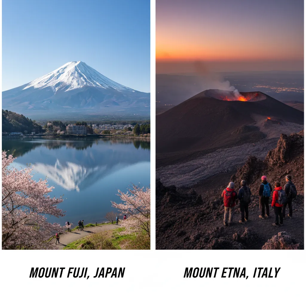 Volcano Tourism Destination Comparison